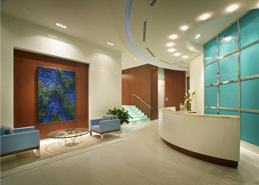 The Sapphire Condos foyer area