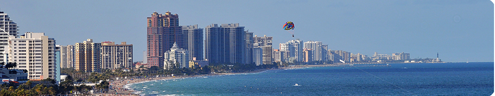 Fort Lauderdale condos from the beach