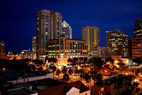 Fort Lauderdale at night