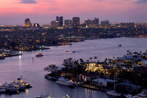 Fort Lauderdale at dusk